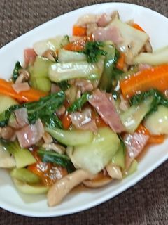 チンゲン菜の中華炒め-レシピのメイン写真