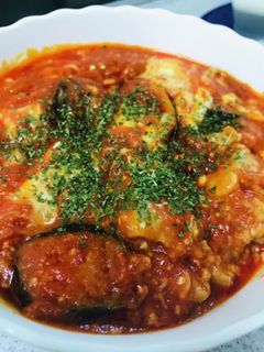 鶏もも肉とナスのトマトチーズ煮-レシピのメイン写真