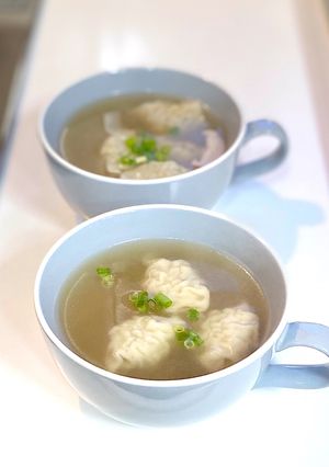 簡単すぎる！市販の餃子で簡単中華スープ-レシピのメイン写真