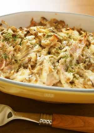 舞茸とベーコンのクリーム焼き-レシピのメイン写真