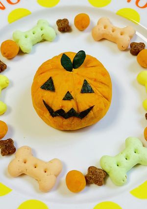 簡単！犬用ハロウィンケーキ　-レシピのメイン写真