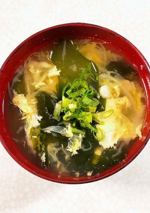 キャベツとわかめのかき玉汁-レシピのメイン写真