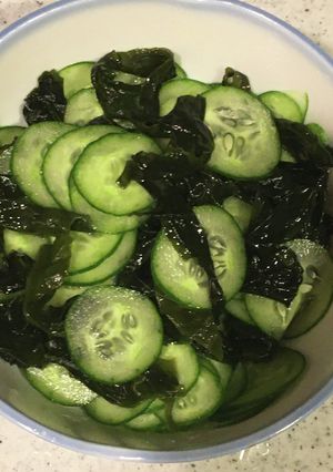 きゅうりとワカメの酢の物-レシピのメイン写真