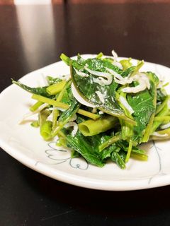 空芯菜としらすの炒め物-レシピのメイン写真