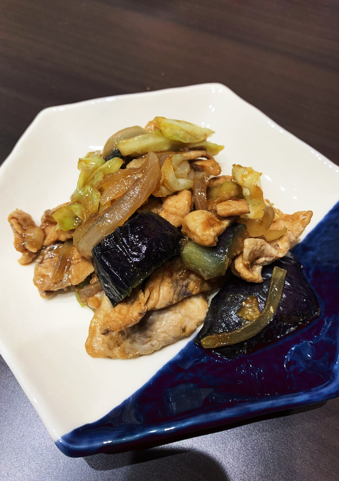 豚肉と揚げナスの八丁味噌炒め-レシピのメイン写真
