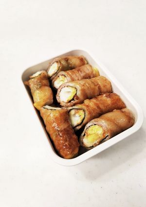 ちくわチーズのシソ豚バラ巻-レシピのメイン写真