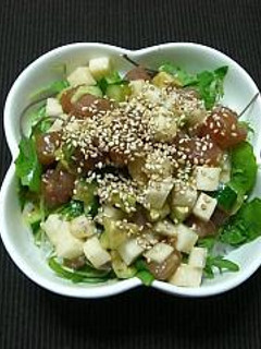 まぐろのシャキシャキ丼-レシピのメイン写真