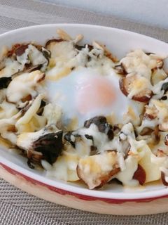 じゃがいもとキノコのとろ〜りマヨ卵チーズ-レシピのメイン写真