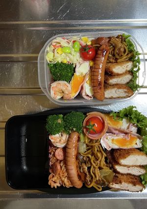 明日の私と息子のお弁当。-レシピのメイン写真
