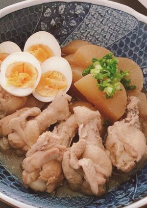 鶏手羽元と大根の煮物-レシピのメイン写真