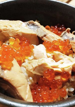 秋鮭のはらこ飯-レシピのメイン写真