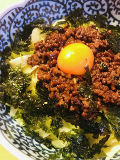 甜麺醤でつくる●あまからそぼろ焼きうどん-レシピのメイン写真