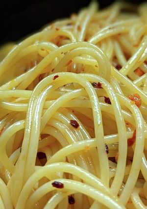 コスパ最強調理不要ペペロンチーノ-レシピのメイン写真
