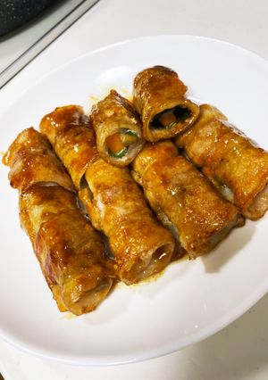 超カンタン！蒲焼きのタレde肉巻き-レシピのメイン写真