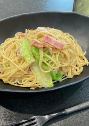 フライパンでできるあっさりパスタ-レシピのメイン写真