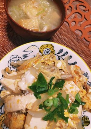 コスパ最高!体に優しい汁だく豆腐の卵丼-レシピのメイン写真