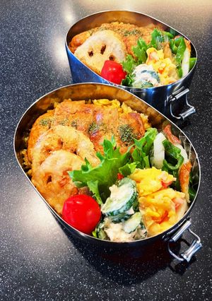 2022 10月3 カレーピラフ弁当-レシピのメイン写真