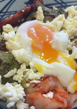 韓国風丼温泉玉子乗せ-レシピのメイン写真