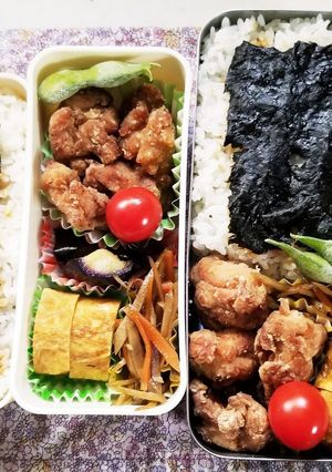 のり唐弁当(10.3)-レシピのメイン写真