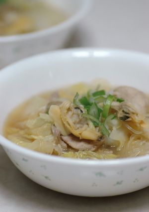 アサリと白菜の体ぽかぽかスープ-レシピのメイン写真