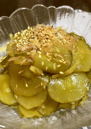 ご飯のお供＊きゅうりのハリハリ炒め-レシピのメイン写真