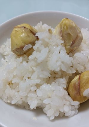 昆布だしで栗ご飯-レシピのメイン写真