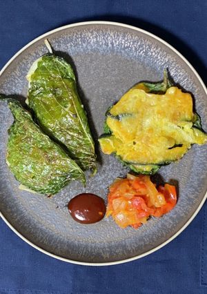 야채전(野菜のチヂミ)プレート-レシピのメイン写真