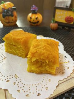 ふわふわ♡かぼちゃケーキ-レシピのメイン写真