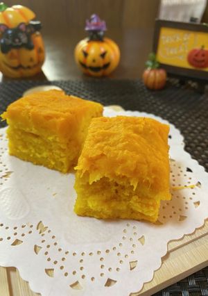 ふわふわ♡かぼちゃケーキ-レシピのメイン写真