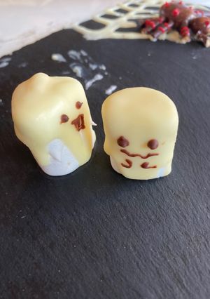 簡単 おばけなマシュマロ-レシピのメイン写真