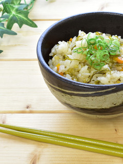 めかぶと生姜の炊き込みご飯-レシピのメイン写真