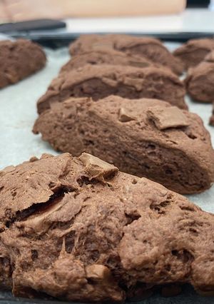 ダブルチョコスコーン-レシピのメイン写真