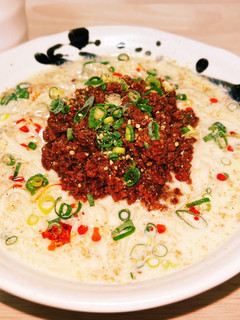 豆乳で作る肉味噌たっぷり温かいそうめん-レシピのメイン写真