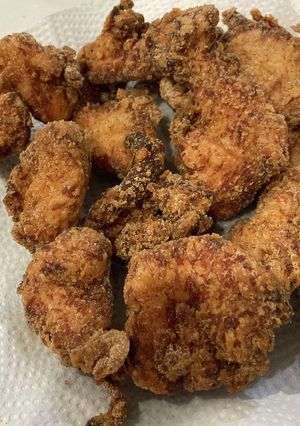 鶏ムネで鶏ガラ唐揚げ-レシピのメイン写真