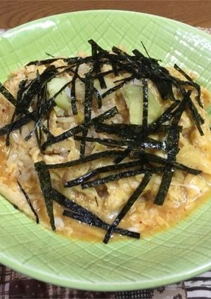 栗ごはんの和風ふわとろオムライス-レシピのメイン写真