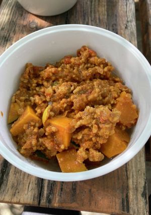 かぼちゃのキーマカレー-レシピのメイン写真