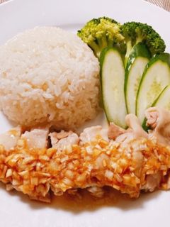 【炊飯器でお手軽】カオマンガイ-レシピのメイン写真
