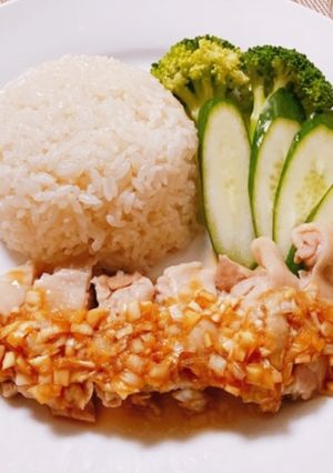 【炊飯器でお手軽】カオマンガイ-レシピのメイン写真