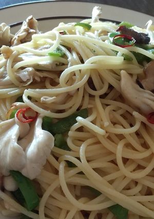 白舞茸のペペロンチーノ-レシピのメイン写真