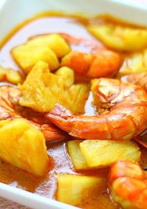 エビとパイナップルのレッドカレー-レシピのメイン写真