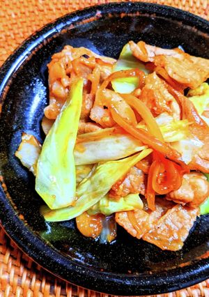 豚肉とキャベツのニンニク味噌炒め-レシピのメイン写真