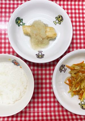 【9か月〜】離乳食　お魚と野菜の献立-レシピのメイン写真