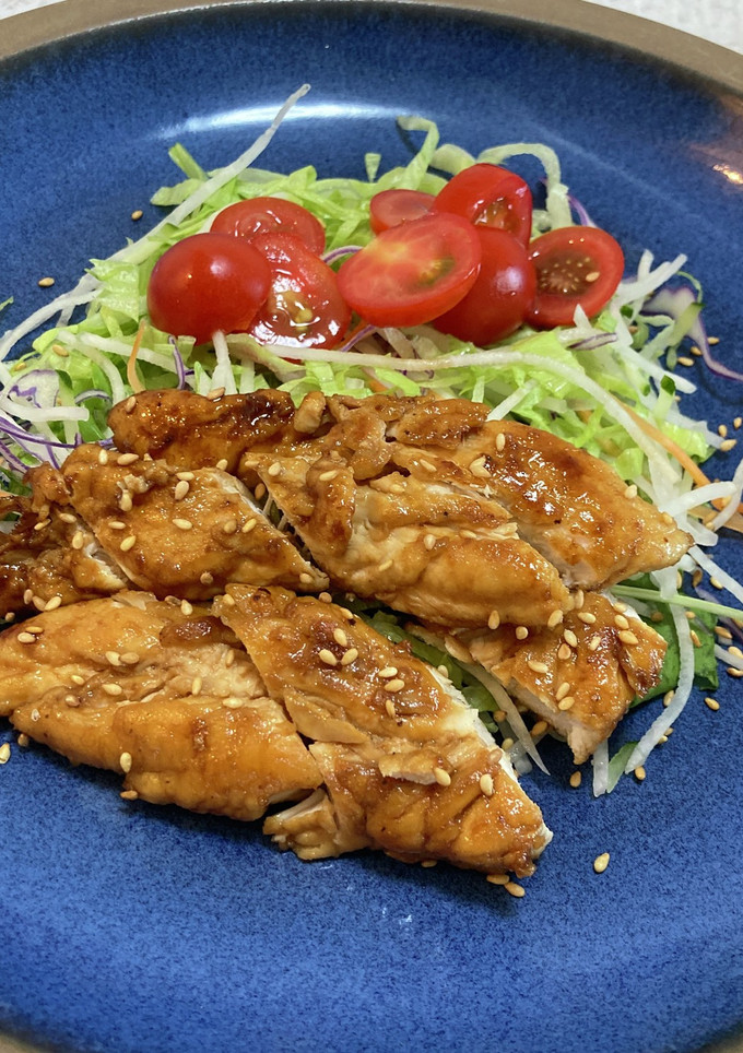 鶏ささみの照り焼き風　マカパウダー使用-レシピのメイン写真