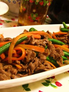 牛肉と人参の炒め物-レシピのメイン写真