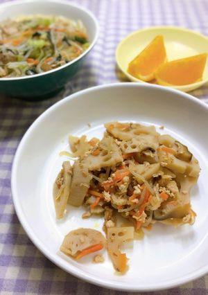 れんこんきんぴら-レシピのメイン写真