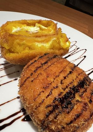 かぼちゃとクリームチーズのコロッケ-レシピのメイン写真