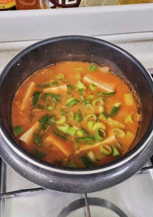 韓国風味噌汁、またの名をデンジャンチゲ。-レシピのメイン写真