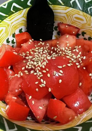 簡単中華的トマト-レシピのメイン写真