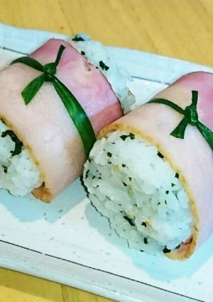 可愛いベーコンおにぎり(再)-レシピのメイン写真