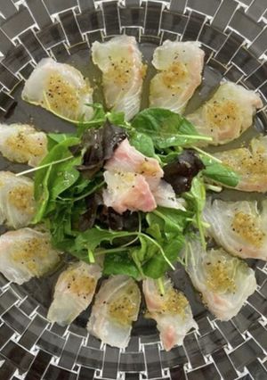 鯛の柚子胡椒カルパッチョ-レシピのメイン写真